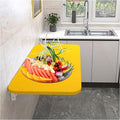 Laundry Floating Folding Table, Wood Wall Mounted Folding Table, fold down table by OVOGGPAN