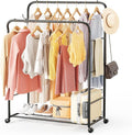 TigerParty Double Rods Clothes Rack by StrongShelfSmarterStorage