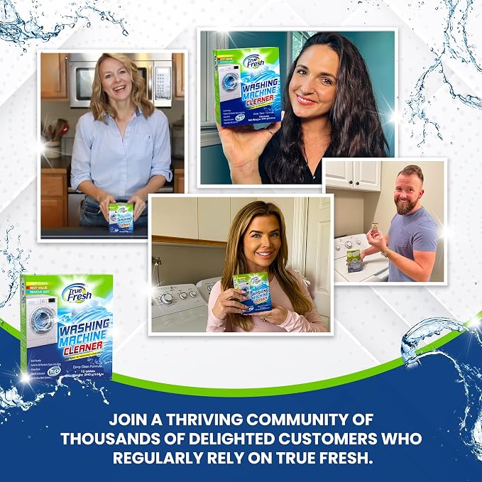 True Fresh Washing Machine Cleaner Descaler 15 Pack Tablets, Deep Cleaning - Image 6