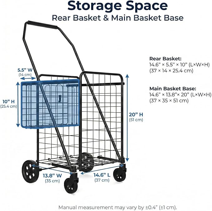 Zagtag® Folding Shopping Cart - Image 8