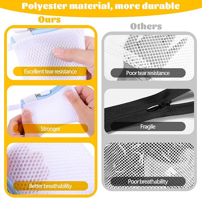 6 Pcs Small Mesh Laundry Bag Lingerie Bags - Image 6