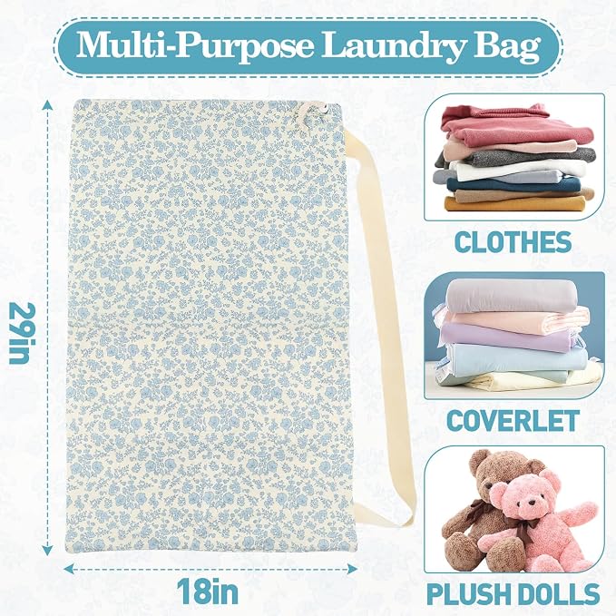Laundry Bag, Dirty Backpack Laundry Bag - Image 7