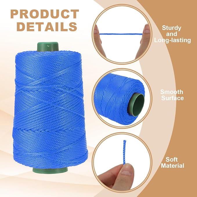 YELARXI Polyester Macrame Cord, 3mm x 219 Yards Polypropylene Macrame Cords - Image 3