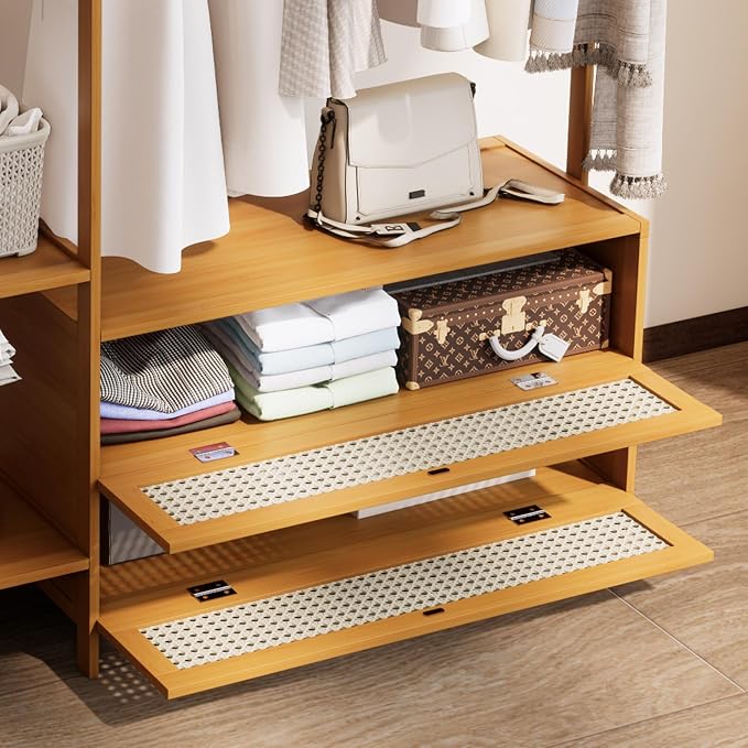 Bamboo Clothes Rack, Garment Rack - Image 5