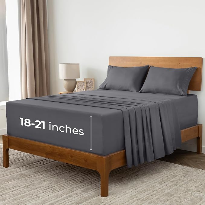 Mellanni Extra Deep California King Sheets by Mellanni