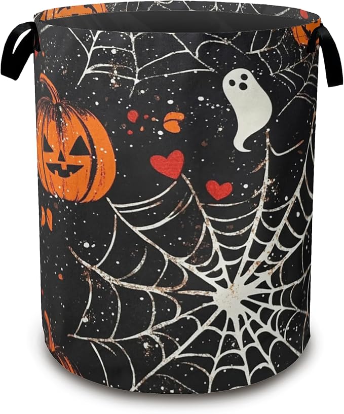 Halloween Laundry Basket Pumpkin Collapsible Hamper by Unknown