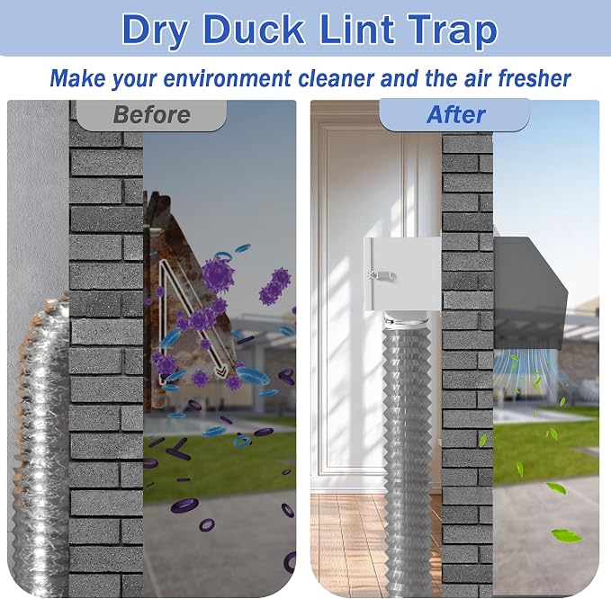 Dryer Lint Trap, Indoor Dryer Vent Kit - Image 6