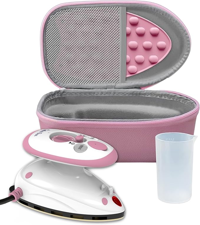 The Quilted Bear Premium Mini Steam Iron by TheQuiltedBearsProducts