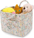 Storage Basket Boho Fabric Large Collapsible Floral Laundry Nursery Hamper by Ankick