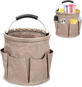 17L Portable Cleaning Bucket Organiser, 6 Pockets Foldable Cleaning Caddy by Yallmie