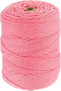 HARFINGTON Natural Macrame Cord 3mm x 328 Yards 4 Strand Twisted Cotton Macrame by HARFINGTON