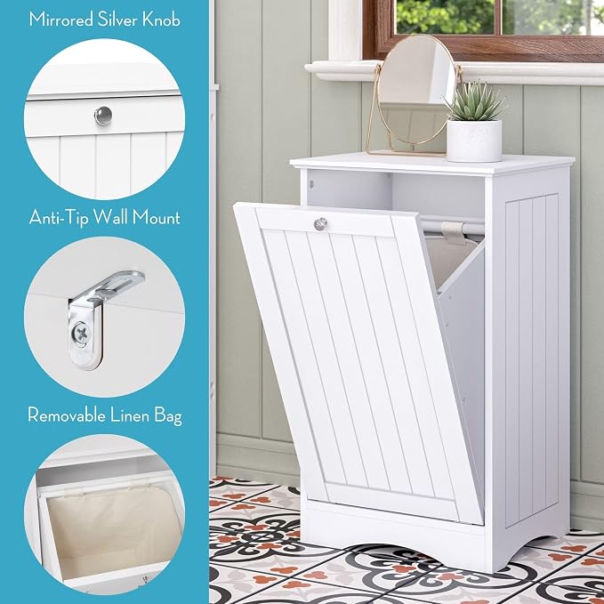 RiverRidge Ashland Tilt Out Laundry Hamper - Image 5