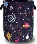 Colorful Galaxy Planet Laundry Basket Foldable Oxford Cloth Starry Sky Laundry by SELIONLIKN