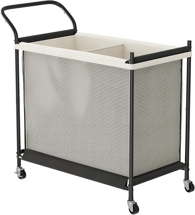 Laundry Hamper with Wheels by VRICCC