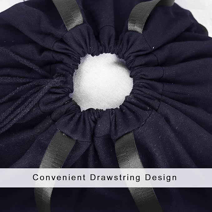 Heavy Duty Laundry Bag with Drawstring and Handle, Extra Large Travel Dirty - Image 4