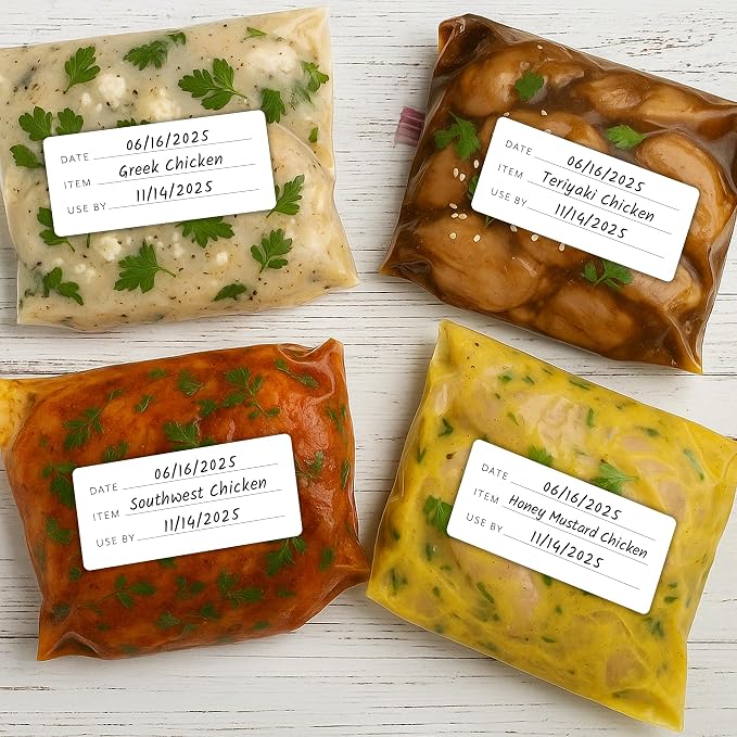 200 Meal Prep Freezer Food Labels - Image 7