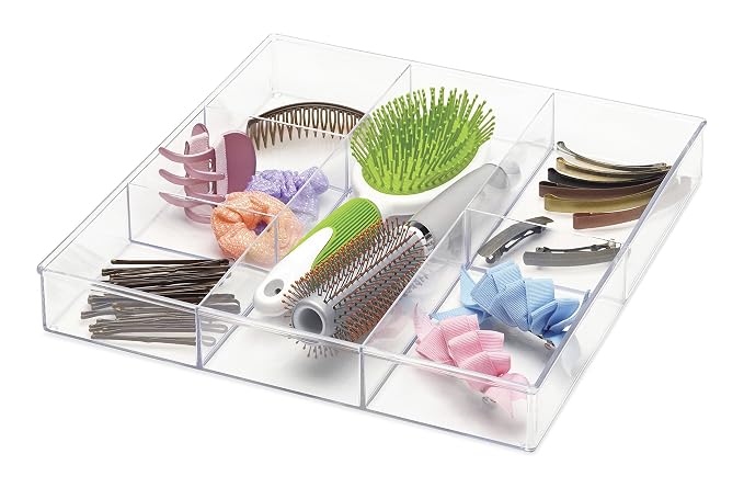 Whitmor 6-Section Clear Drawer Organizer - Image 3