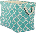 DII Polyester Container with Handles, Lattice Storage Bin by DII