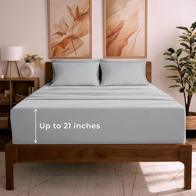 Mellanni California King Sheet Set by Mellanni