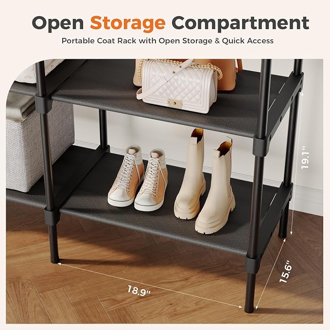 NEWBULIG Portable Fabric Clothes Rack - Image 5
