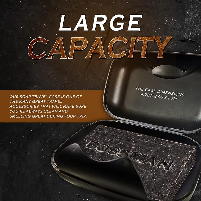 Bossman Travel Soap Container – Holder & Saver Case - Image 3