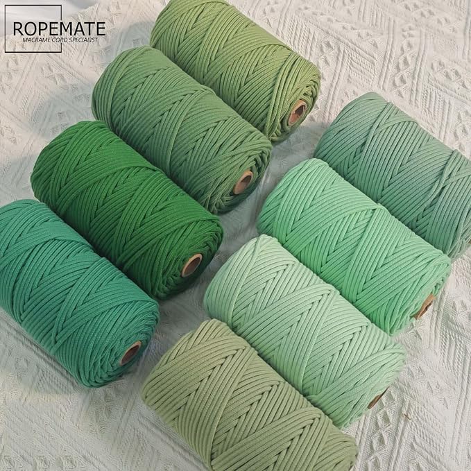 ROPEMATE 100% Cotton Macrame Cord 3mm x110Yards Soft Braided Cotton Rope String - Image 3