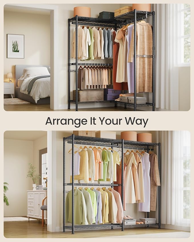 SONGMICS Clothing Rack, Heavy-Duty Garment Rack - Image 6