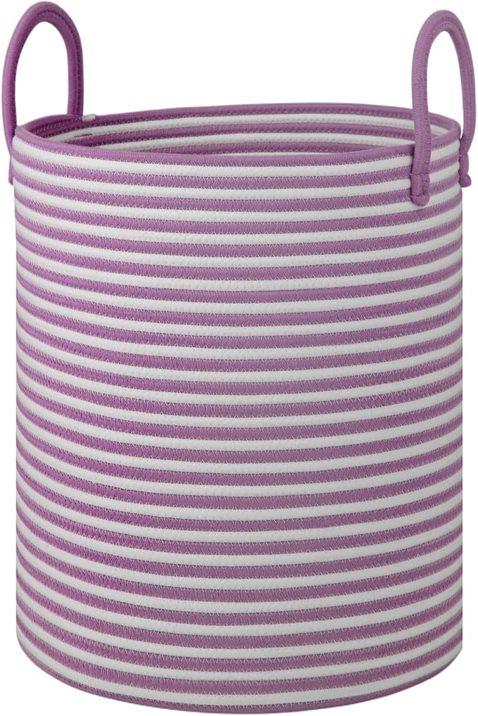 Large Laundry Basket, Laundry Hamper, baby hamper, Nursery Blanket Storage by Hobasket
