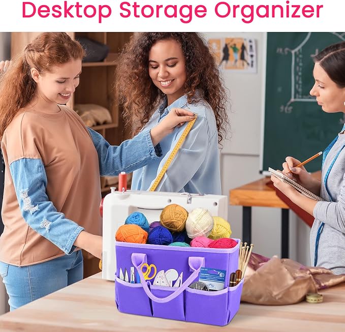 Godery Desktop Tote and Organizer, Teacher Helper caddy Bag - Image 6