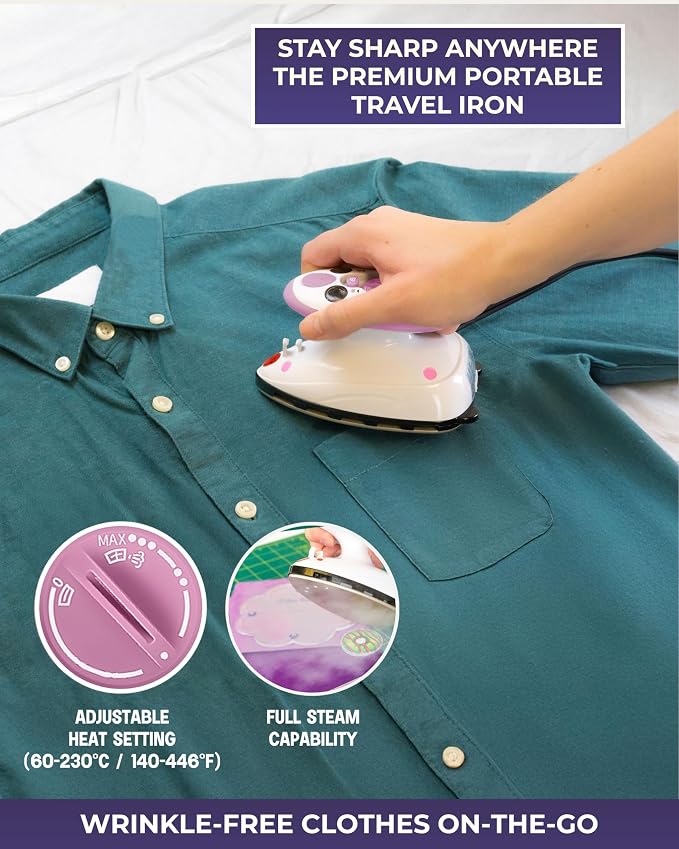 The Quilted Bear Premium Mini Steam Iron - Image 7