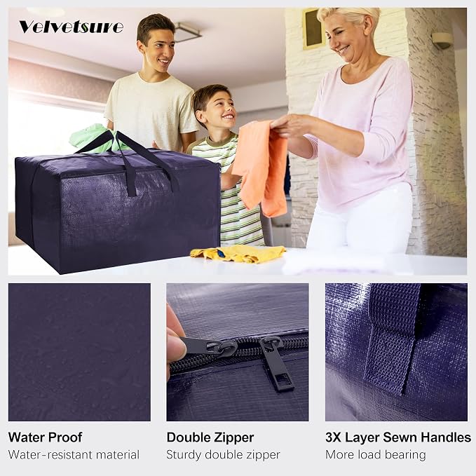 Heavy Duty Extra Large Moving Bags W/Backpack Straps - Image 3