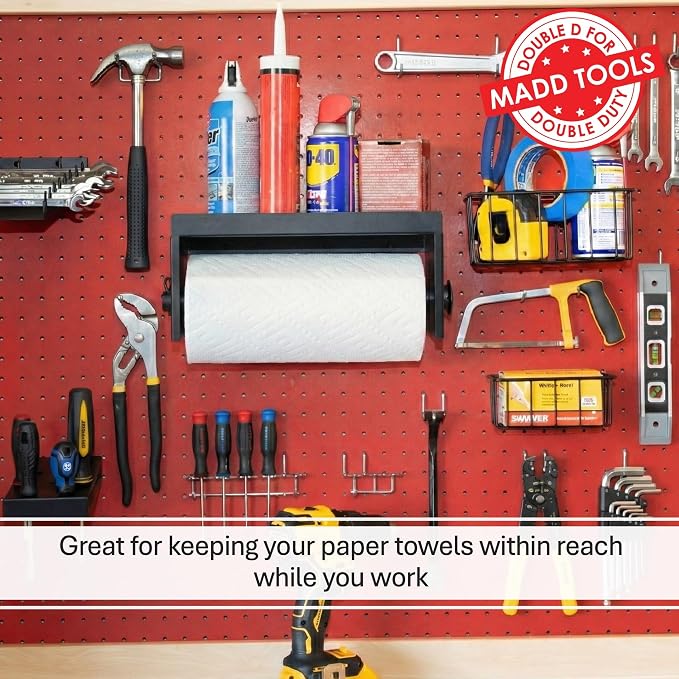 Pegboard Paper Towel Holder - Image 4