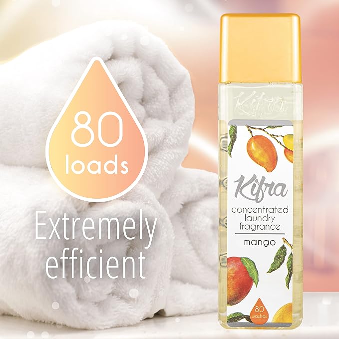 KIFRA MANGO Concentrated Laundry Fragrance 6.76 Fl Oz 200ml 80 Washing Cycles - Image 4