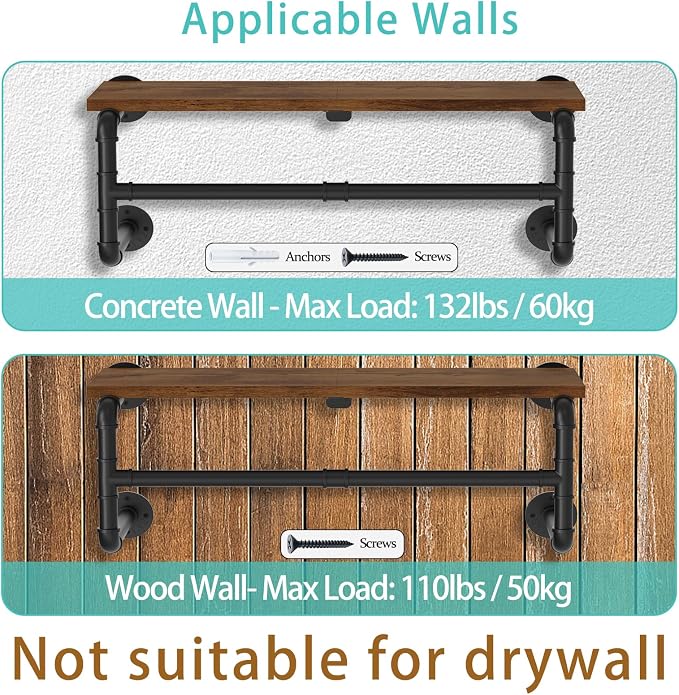 Yawinhe Industrial Pipe Clothes Rack - Image 7