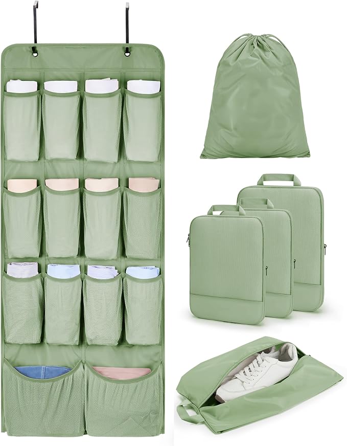 BAGSMART Hanging Compression Packing Cubes by BAGSMART
