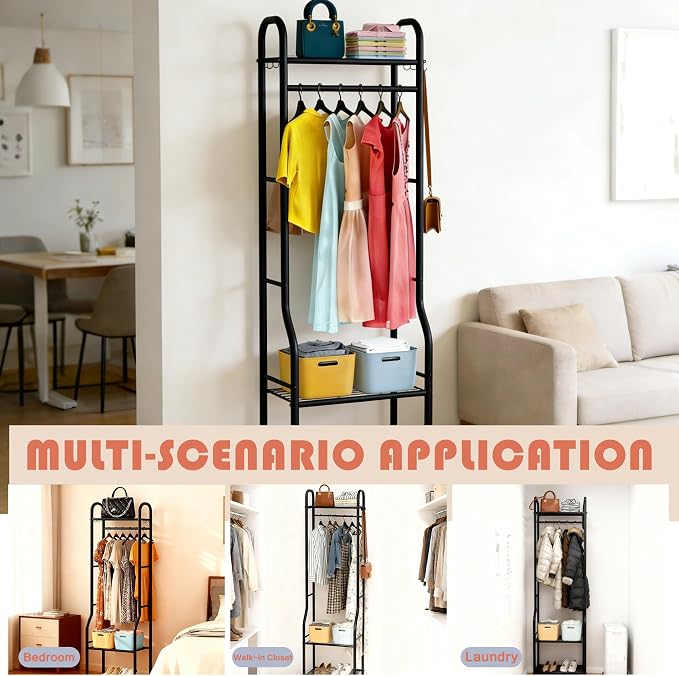 Narrow Clothes Rack - Image 7