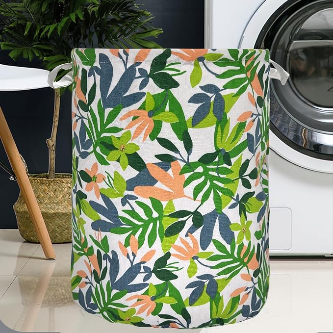 Merdes 19.7’’ Waterproof Foldable Laundry Hamper, Dirty Clothes Laundry Basket - Image 3
