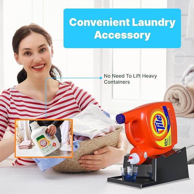 Skywin TidyFriend No-Spill Liquid Laundry Detergent Dispenser Holder, Laundry - Image 5