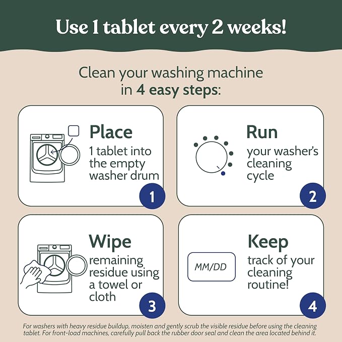 Roobi Washing Machine Cleaner Tablets. Compatible - Image 8