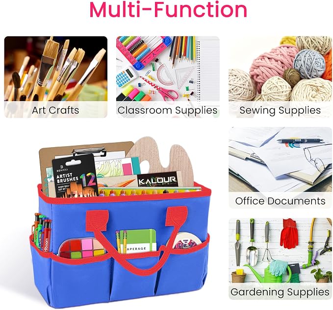Godery Desktop Tote and Organizer, Teacher Helper Bag - Image 4