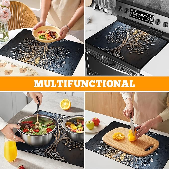 Multi-Design Stove Top Cover for Glass/Electric Stoves - Image 7
