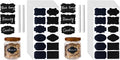360Pcs Chalkboard Labels – 2.1x1.4 Inch Reusable Blackboard Stickers by Unknown
