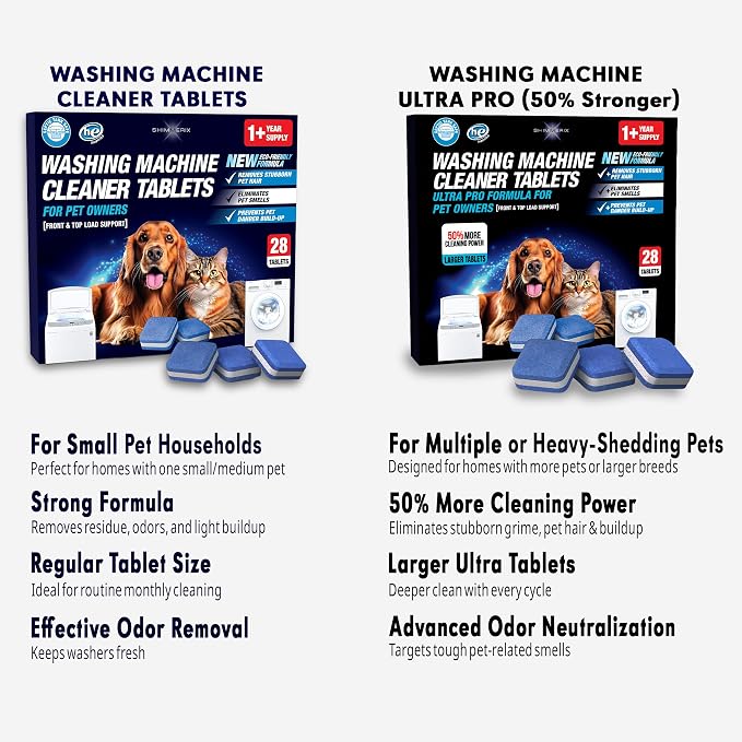 Washing Machine Cleaner New Ultra Pro Tablets 50% Stronger Formula - Image 3