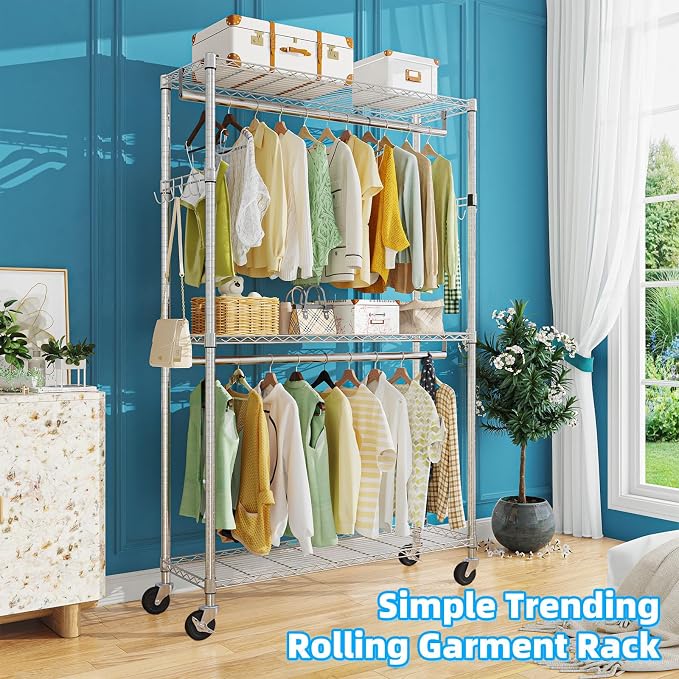 Simple Trending Clothing Garment Rack - Image 3