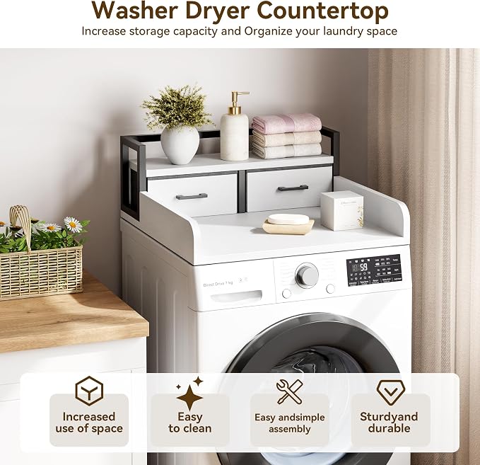 2-Tier Washer Dryer Countertop Single - Image 3