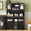 Tall Tilt-Out Double Laundry Hamper Cabinet by STHYTON