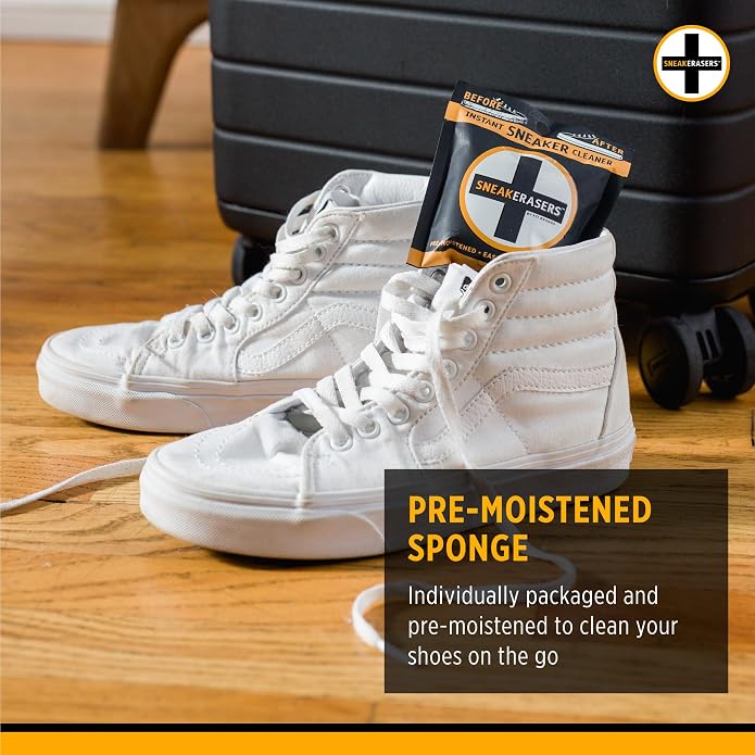 SneakERASERS Instant Sneaker Cleaner Sponge, Effective Shoe Cleaning - Image 5