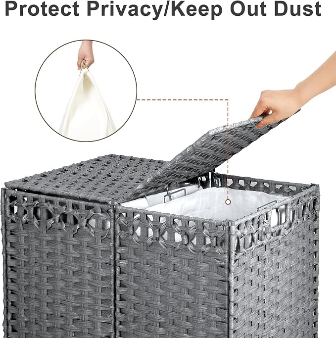 130L Foldable Laundry Hamper - Image 5
