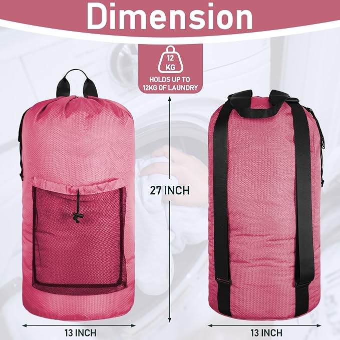 Laundry Bag Backpack Large Travel Laundry Bag - Image 2