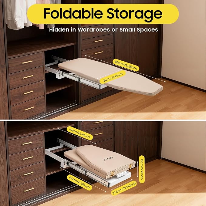 Hiding Ironing Board, Foldable Ironing Station - Image 2